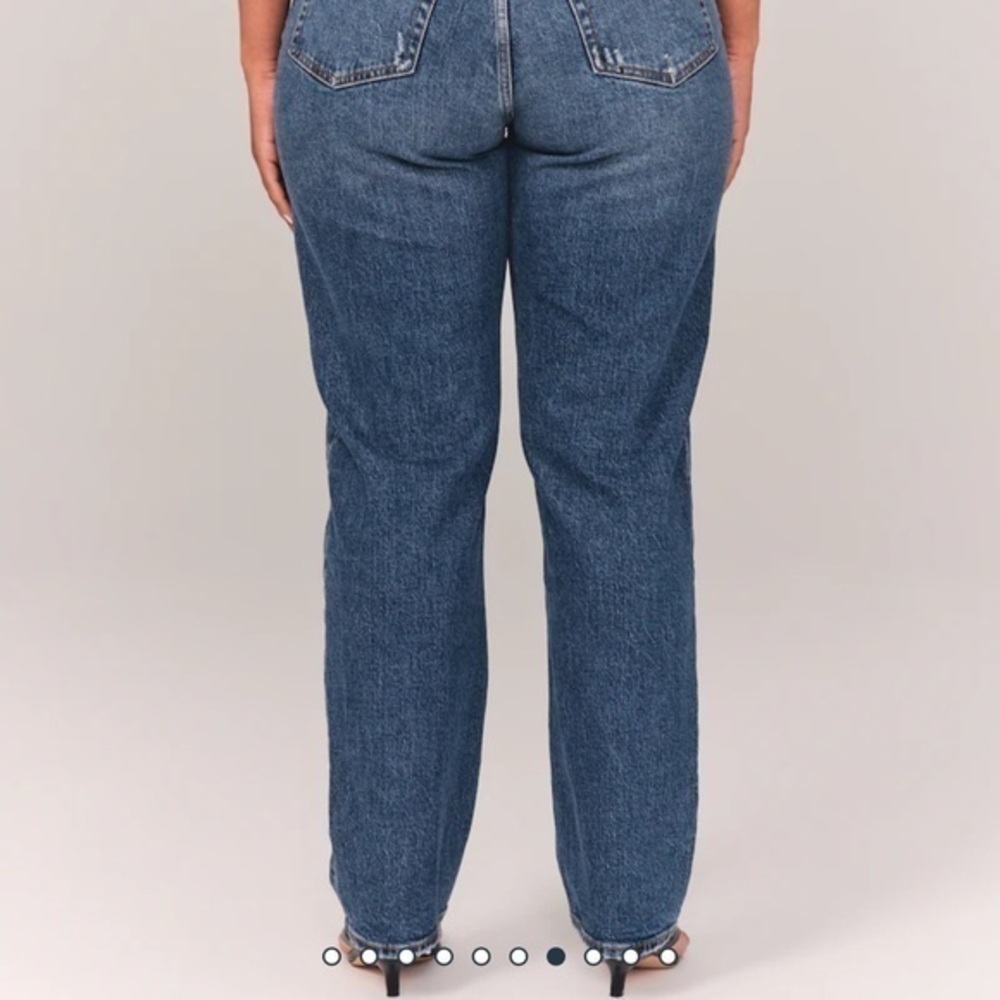 A&F Vintage Stretch Denim High Rise Dad Jeans “27 Long” - Picture 2 of 10